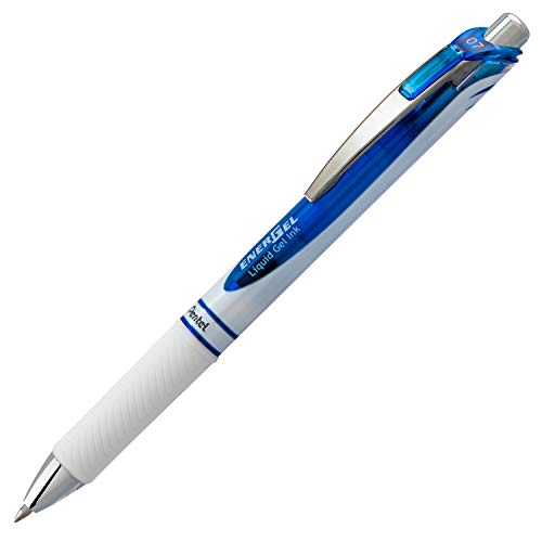 Pentel 163804 EnerGel RTX Retractable Gel Pens Medium Point Blue Ink - Image 2