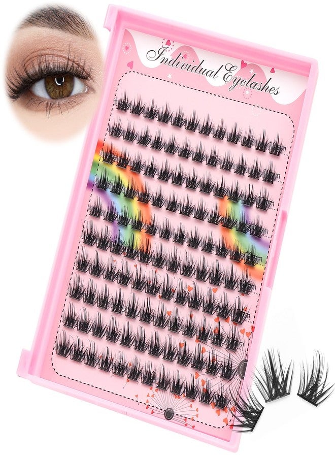 Bodermincer Lashes Clusters 10+12mm/12+14mm/14+16mm/16+18mm/10-12-14-16mm/14-16-18mm Mixed and 8-20mm to Choose Lashes Extension Kit lash Clusters Lashes Wispy Eyelash Extension (10+12mm Mixed) - Image 2