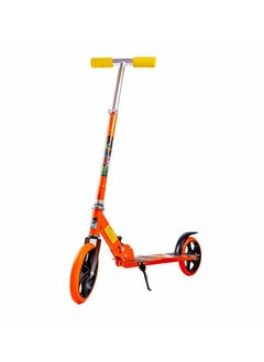 Generic Foldable Aluminum Hand and Metal Body 3B Wheels Orange Fable Scooter – 672  - Image 2