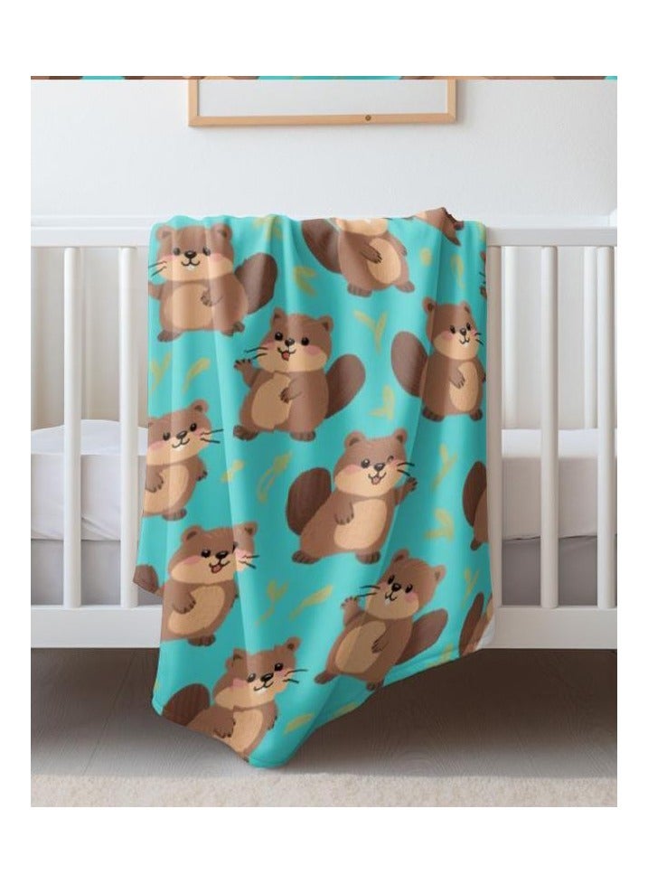 عام بطانية رقيقة من الفانيلا (دافئة ومريحة، ومناسبة للنوم واستخدام الألعاب وإزالة الغبار ومقاومة للرمل) 150 سم * 200 سم - 914 - Image 4