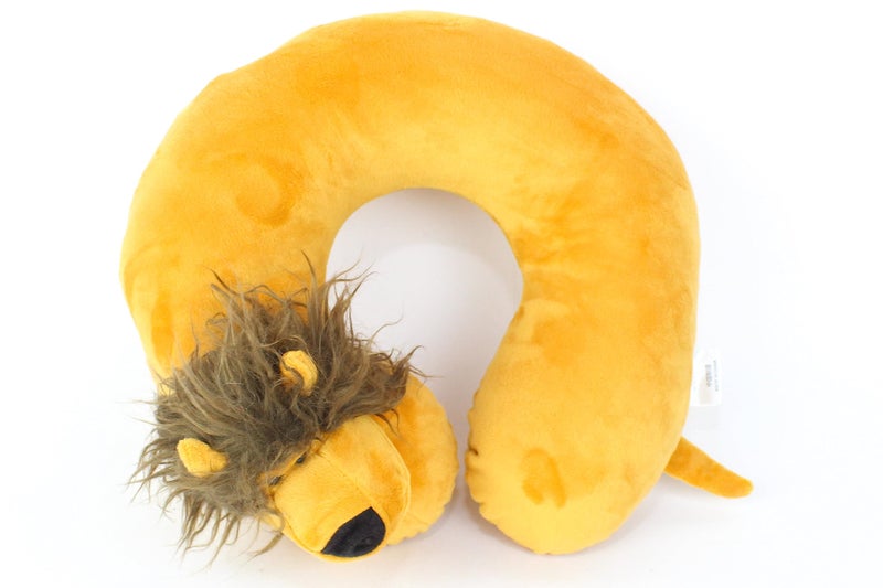 Generic Comfy Neck Support Soft Fiber Travel Neck Pillow U-Shape For Car, Travel, Office,Airplane and Gifts - Lion - Image 2