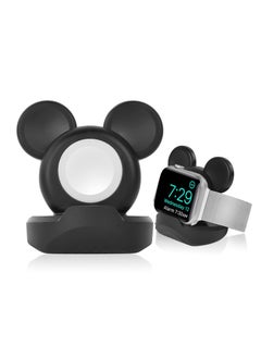 For iWatch Charger Stand Compatible, Silicone Dock Holder, Desk Stand, Charging Station Dock Holder Compatible for All Apple Series Ultra/SE/8/7/6/5/4/3/2/1, Home/Office Use