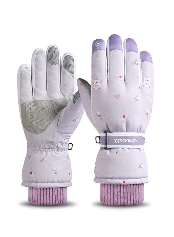 Golovejoy Outdoor Riding Touch Screen Plush Cold Proof And Wind Proof Gloves 