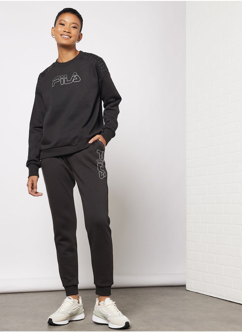 FILA - Fari Embellished Shoulder Sweatshirt - Image 1