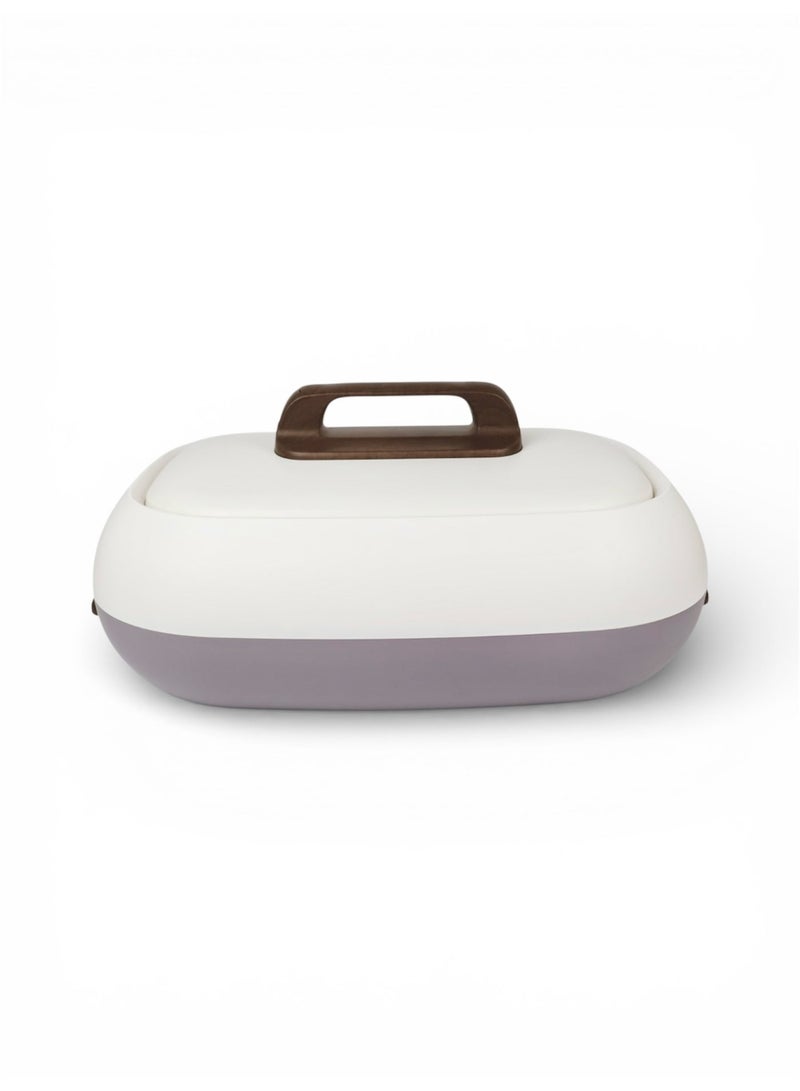 Raz Premium Insulated Hot Pot Casserole – Double Wall Thermal Food Warmer with Stainless Steel Inner & Soft-Touch Body – Elegant Serving for Rice, Curry & Majlis Dining - Image 5