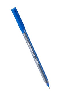 DOMS DOMS Trio-Matic 0.6 mm Tip DF Ball Pens Jar 25-Pieces Ink. Blue  - Image 3