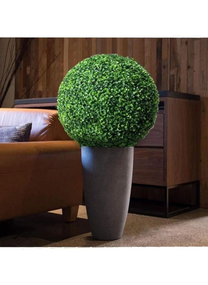 LINGWEI Artificial Topiary Ball Versatile Indoor Outdoor Fake Boxwood Decorative Sphere Lifelike Faux Plants for Gardens Artificial Grass Dome Ball  - Image 2