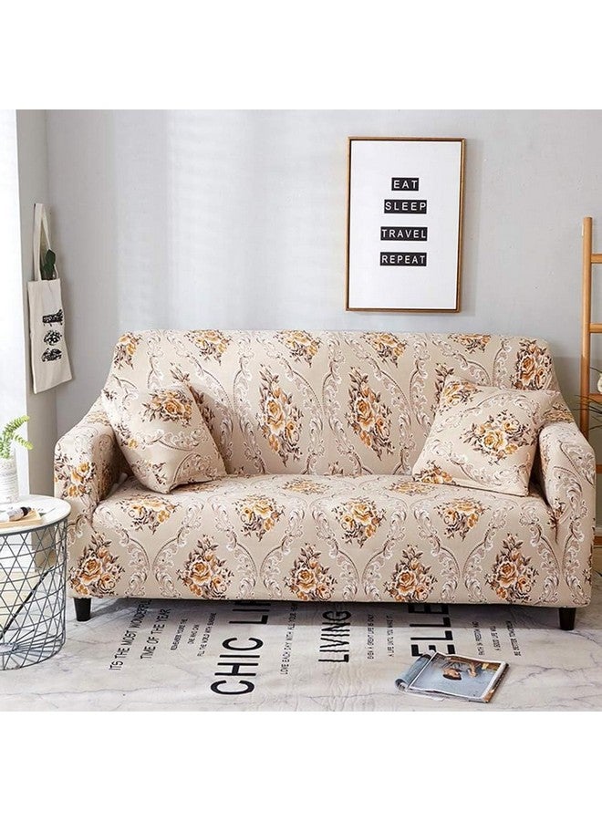 B BESTILO Universal Sofa Cover Big Elasticity Cover for Couch Flexible Stretch Sofa Cover|220 GSM (Floral, 5 Seater), Multicolor - Image 5