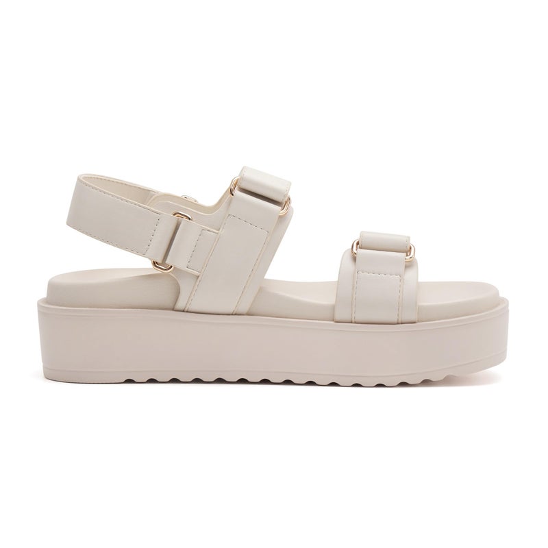vodvob Womens Platform Sandals with Adjustable Straps Soft Cushioned Footbed 1.6" Heel height Summer Slides for Office/Beach/Daily Outfits - Image 2