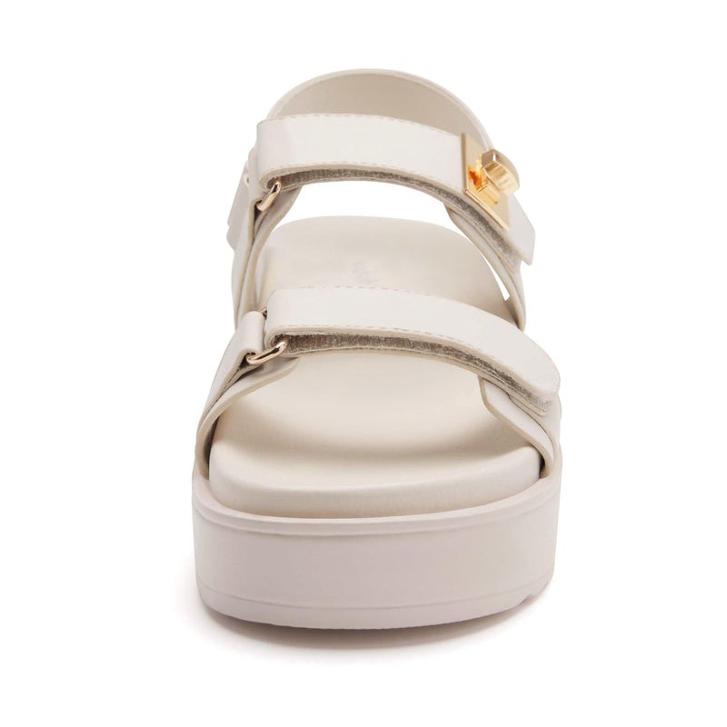 vodvob Womens Platform Sandals with Adjustable Straps Soft Cushioned Footbed 1.6" Heel height Summer Slides for Office/Beach/Daily Outfits - Image 4