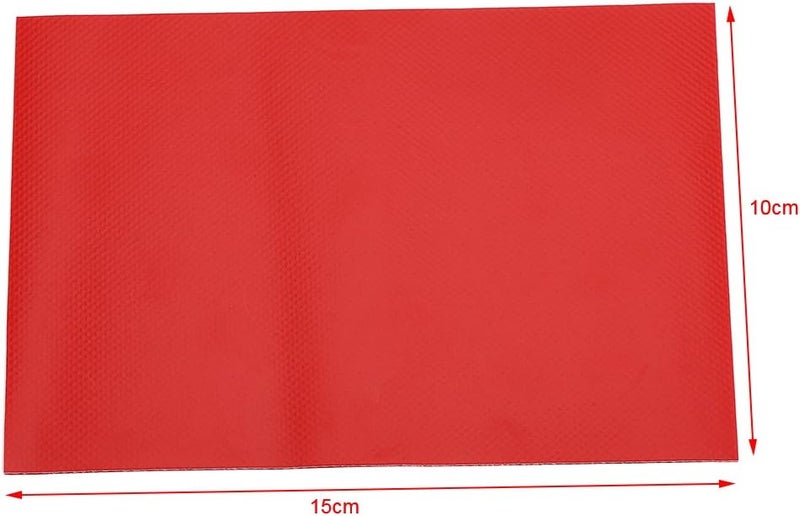 woobles Inflatable Boat Repair Kit, PVC Repair Patches Kit Set Accessory for Inflatable Raft Boat Canoe Kayak(3pcs)-Red - Image 2
