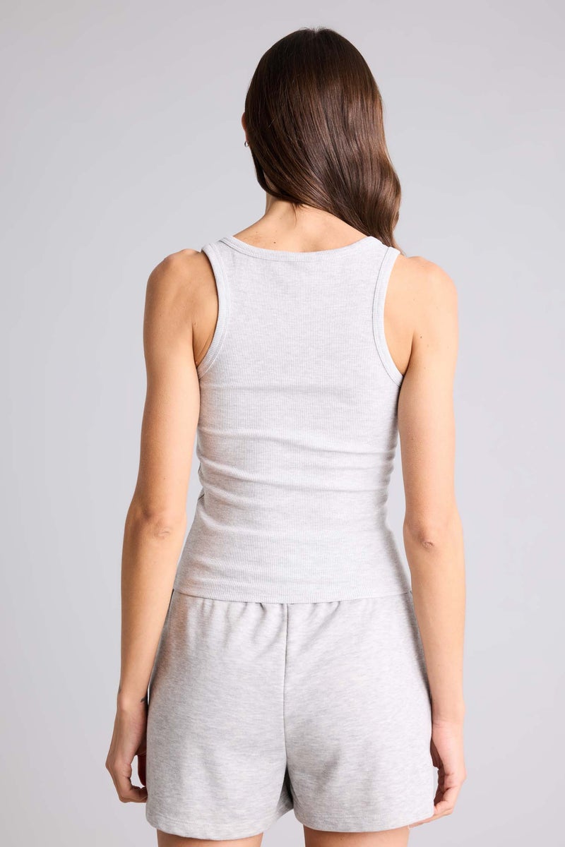DeFacto Grey Woman Ribana Tank Top Casual - Image 5