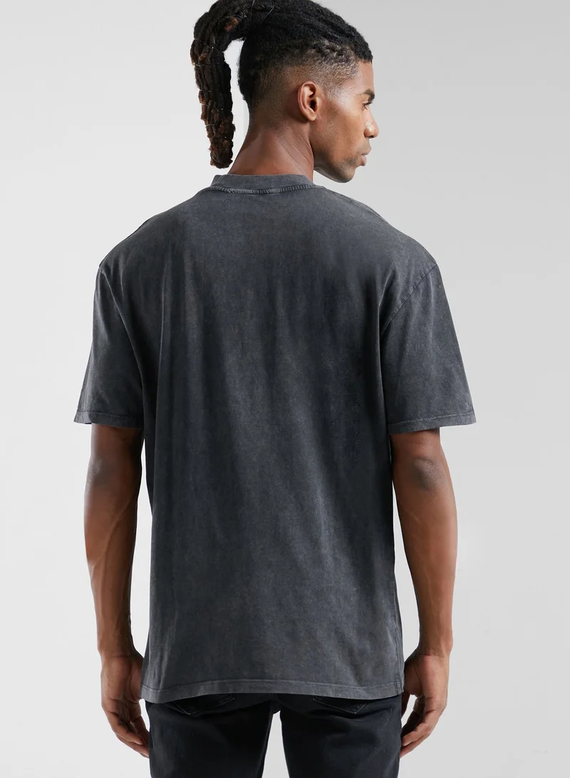 CRIMINAL DAMAGE Irridescent Foil T-Shirt