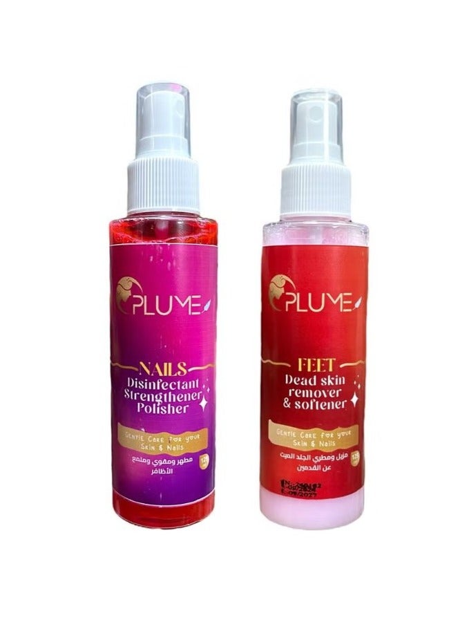 بلوم مزيل الجلد الزائد حول الاظافر 125 مل ومعقم ومورد الأظافر 125مل