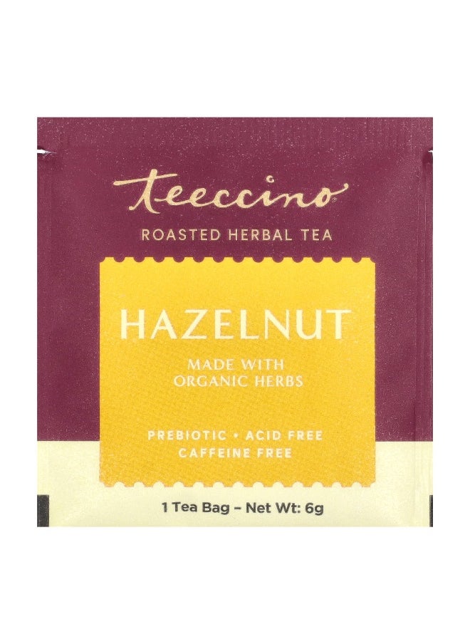 teeccino - Teeccino, Roasted Herbal Tea, Hazelnut, Caffeine Free, 10 Tea Bags, 2.12 oz (60 g) - Image 1