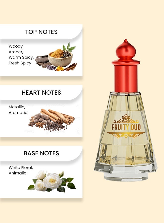 أتلانتيك عطر زيتي فاخر برائحة العود الفاكهي 25 مل مع نفحات صيفية نابضة بالحياة - Image 2