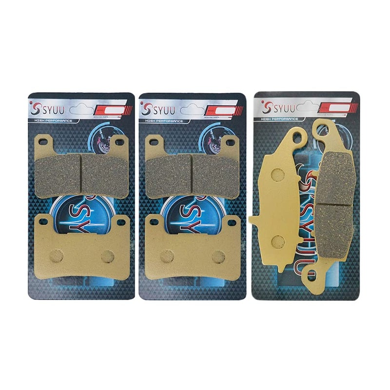 S SYUU SemiMetallic Motorcycle Brake Pads Compatible with Suzuki VZR 1800 Boulevard M 1800 R M109R M109R2 20062015 Low Fade HighPerformance HeatResistant LowNoise Mountain Ride FA379F FA231R