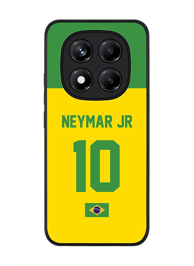 Stylizedd For Xiaomi Redmi Note 14 Pro 5G / X7 5G Case,Slim fit Camera Protection, Shockproof Thin Phone cover  - Football - Brazil,  Neymar Jr  - Image 1