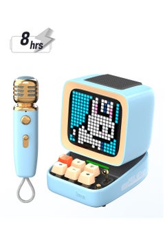 Divoom Divoom DitooMic Bluetooth Speaker Microphone Karaoke Function - Blue  - Image 1