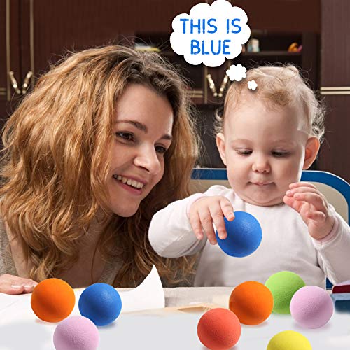 oazoxcx 12 Pieces Soft Foam Balls Lightweight Mini Play Balls for Safe Indoor Toys Fun Vibrant Assorted Colors Orbs Unique Birthday Party Favors for Boys and Girls - Image 4
