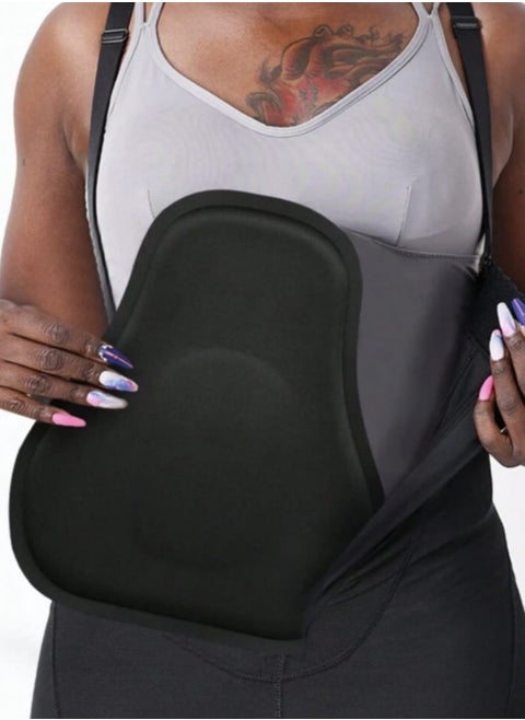 EVA Slimming Abdominal Compression Band After Liposuction, Tummy Shaper Compression Pad with Foam Spine Pad for Post Liposuction and Lifting