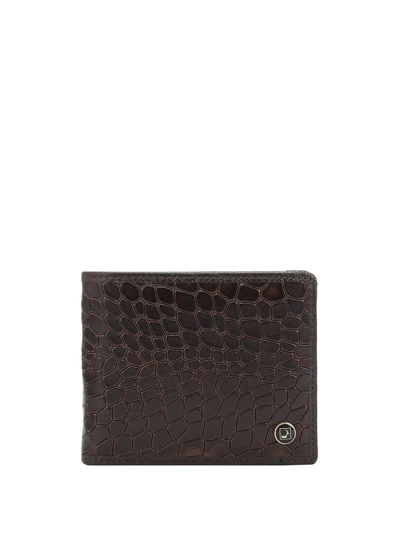 Da Milano Genuine Leather Brown Mens Wallet