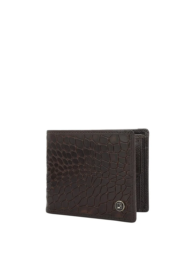 Da Milano Genuine Leather Brown Mens Wallet