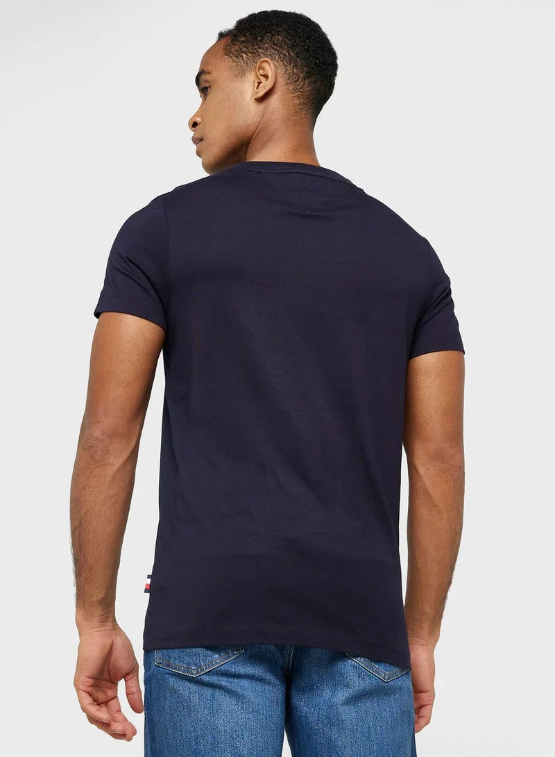 TOMMY HILFIGER Logo Crew Neck T-Shirt