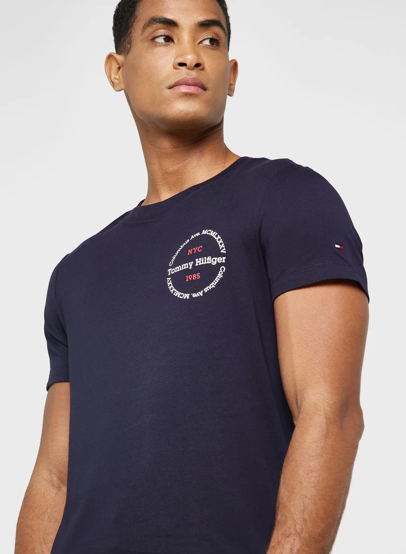 TOMMY HILFIGER Logo Crew Neck T-Shirt