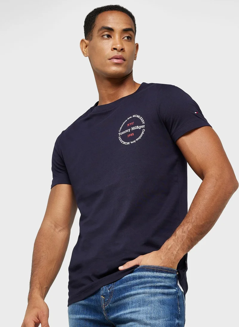 TOMMY HILFIGER Logo Crew Neck T-Shirt