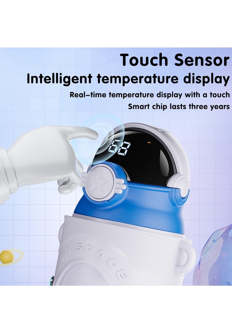 SYOSI Water Bottles Kids, Kids Thermos Water Bottle, Kids Inuslated Sport Water Bottle With Straw, 316 Stainless Steel, Leak and Splash Proof, Temperature Display, Smart Water Bottle Suitable for Children - Image 2