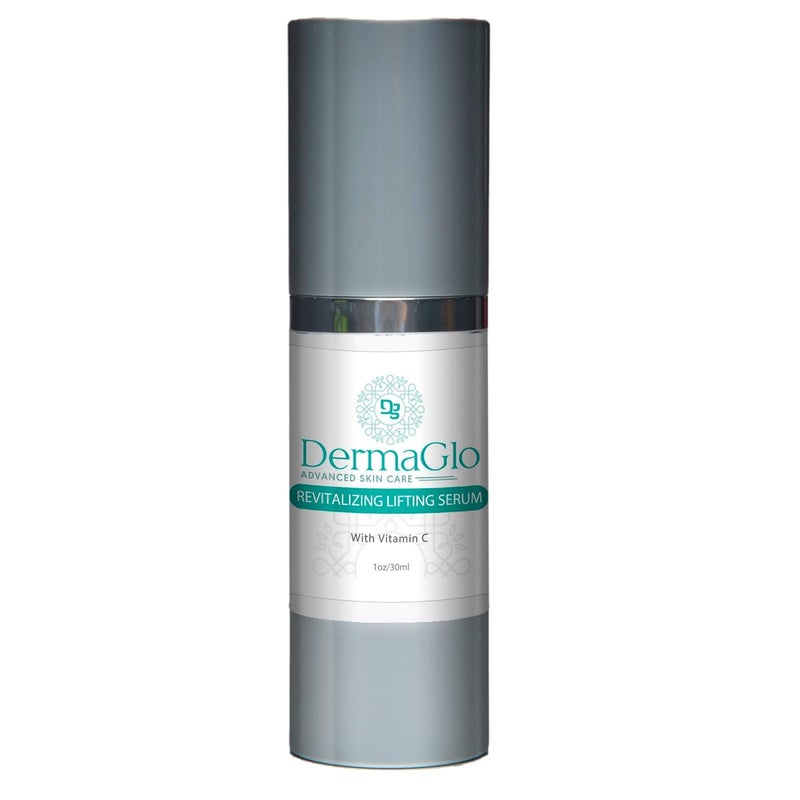 Derma Glo  Advanced Skin Care  Revitalizing Lifting Serum  Smooth Wrinkles and Fine Lines  with Vitamin C and Chamomile  1oz30ml