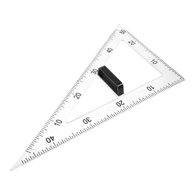 2pcs Teaching Triangle Ruler Teaching Drawing Triangle Ruler 60 Degree Drawing Tool - Image 2
