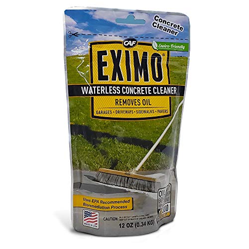 CAF Outdoor Cleaning EXIMO® Waterless Concrete Cleaner for Driveway, Garage, Basement, and Walkway Surfaces (0.75lbs) - Image 1