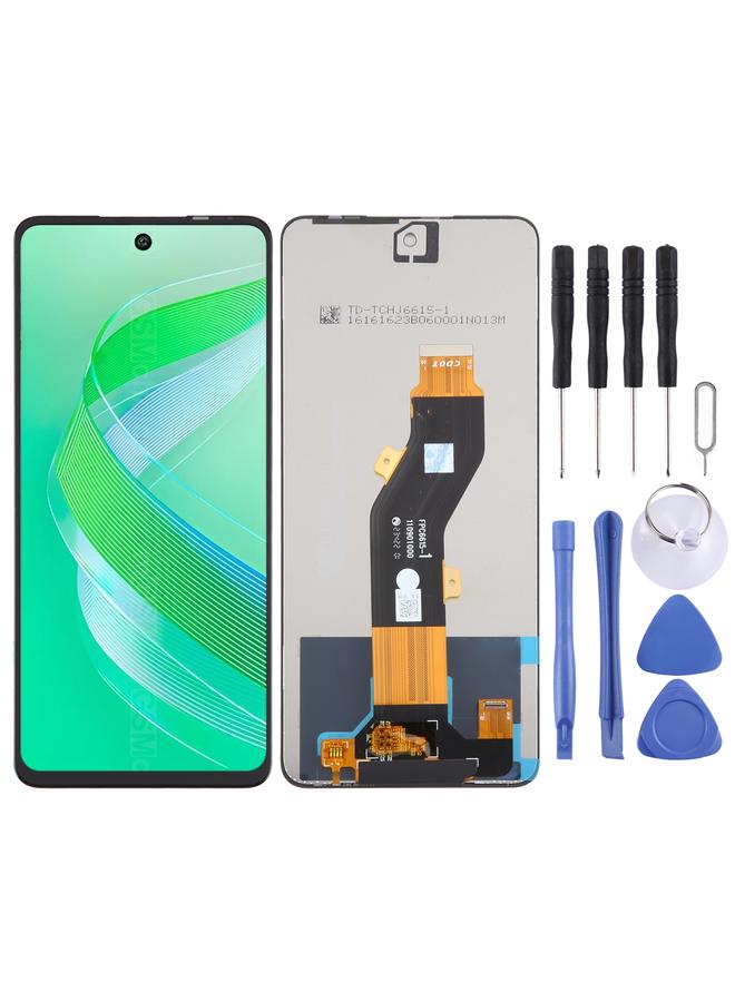 erorex Replacement For Infinix Smart 8 X6525 OEM LCD Screen with Digitizer Full Assembly  - Image 1
