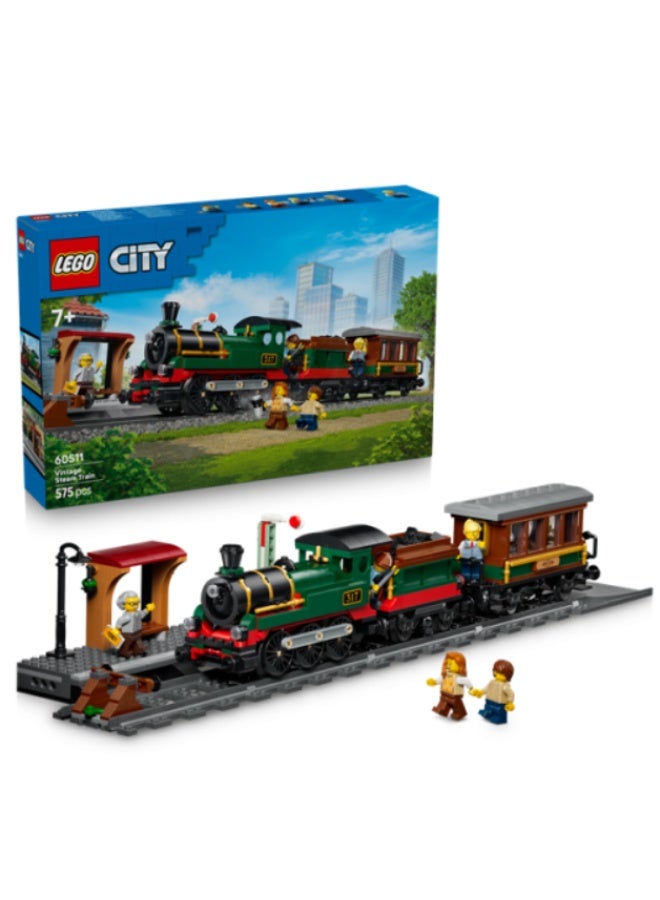 LEGO Vintage Steam Train Building Set - Image 1