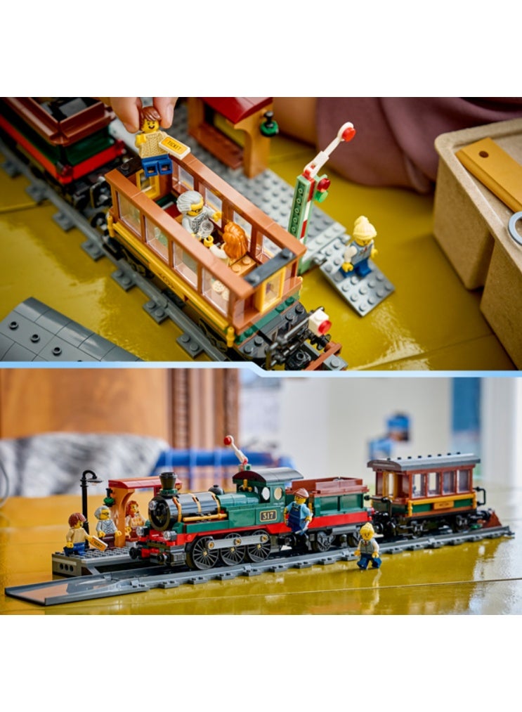 LEGO Vintage Steam Train Building Set - Image 5