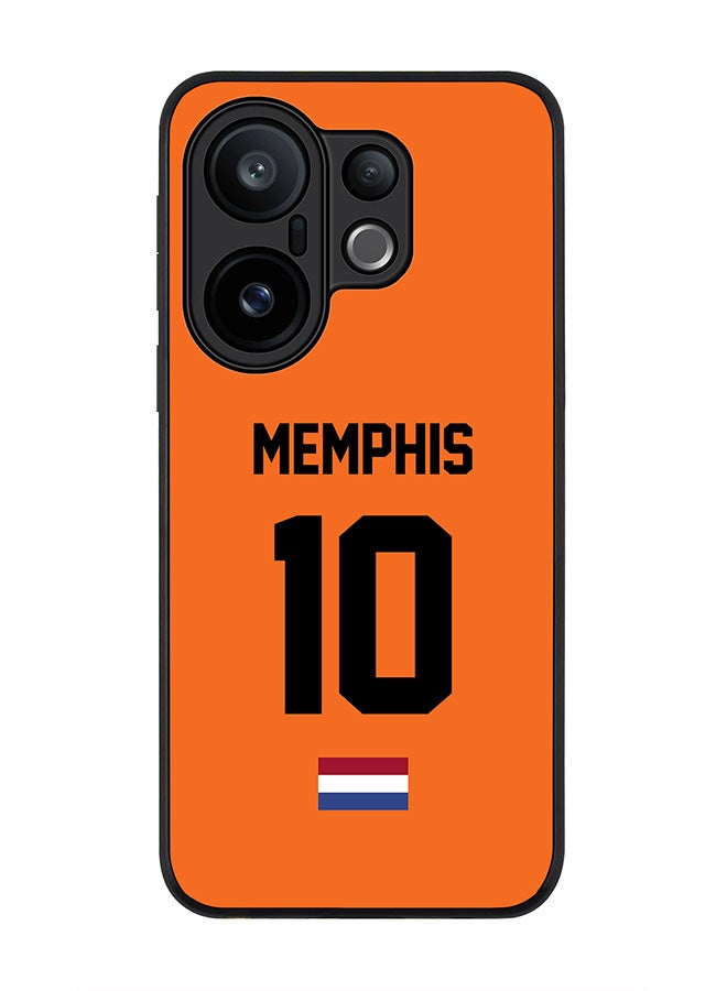 Stylizedd For vivo X200 FE / S30 Pro mini Case,Slim fit Camera Protection, Shockproof Thin Phone cover  - Football - Netherlands - Memphis