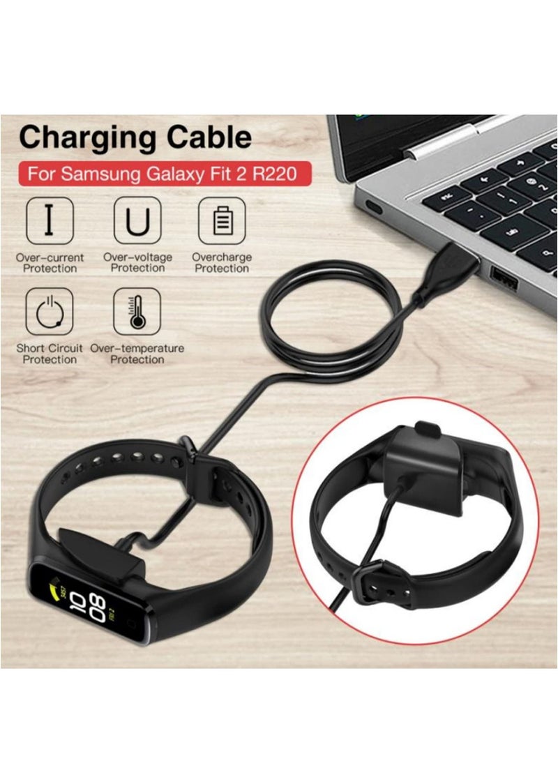 USB Charging Cable Cord Dock Charger Adapter Wire Galaxy Fit 2 R220 Smartband Wristband Fit2  R220 Smart Bracelet - Image 4