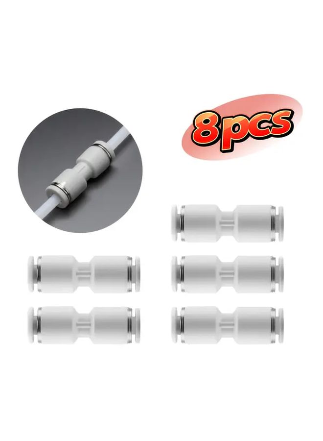 8Pcs PTFE Feed Pipe Connector For 1 75mm Filament 4 2mm Tubing Adapter - Image 1