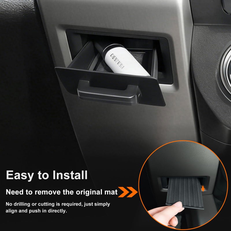 RAVOTOM Storage Drawer Tray Compatible with 2015-2020 Ford F150 Accessories Center Console Organizer Cubby Drawer Box Hidden Insert Extra Storage Compartment - Image 3