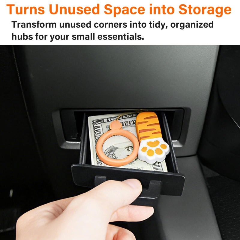 RAVOTOM Storage Drawer Tray Compatible with 2015-2020 Ford F150 Accessories Center Console Organizer Cubby Drawer Box Hidden Insert Extra Storage Compartment - Image 5
