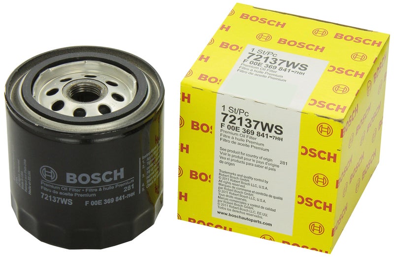 BOSCH 72137WS Workshop Engine Oil Filter - Compatible with Select Chrysler, Dodge, Eagle, Ford, Jeep, Mercury, Mitsubishi, Nissan, Plymouth - Image 1