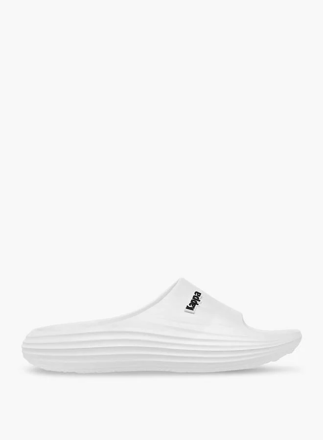 Kappa Men Logo Print Slide Sandals
