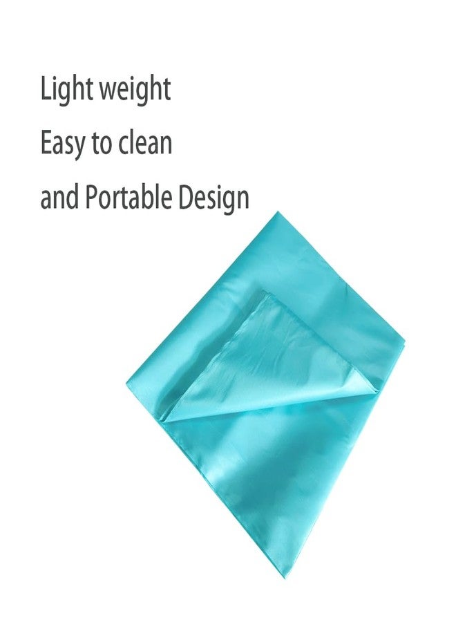 ZipSeven Patient Slide Sheet for Transfer Sheet for Bed Mobility Sliding Draw Sheet for Elderly Bed Sheets Sliding Transfer Aid for Cars, Vehicles (ABlue, Medium) - Image 3
