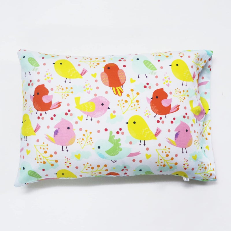 KRADYL KROFT Toddler Pillow with 100% Cotton Removable Cover - 20 X 15 Inches | Children Pillows | Baby Pillows - Tweety Birds - Image 1