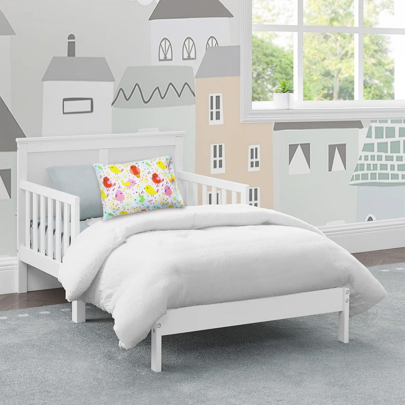 KRADYL KROFT Toddler Pillow with 100% Cotton Removable Cover - 20 X 15 Inches | Children Pillows | Baby Pillows - Tweety Birds - Image 3