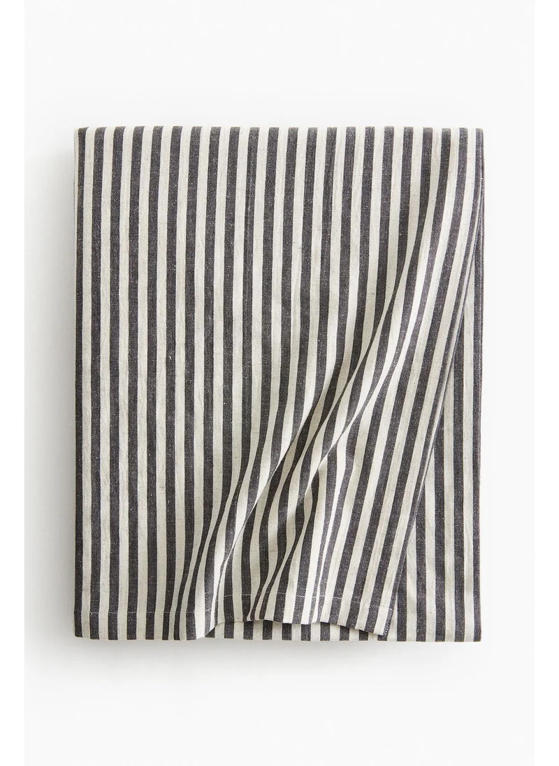 H&M Striped cotton tablecloth