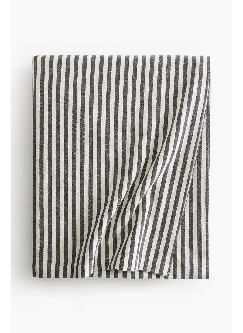H&M Striped cotton tablecloth