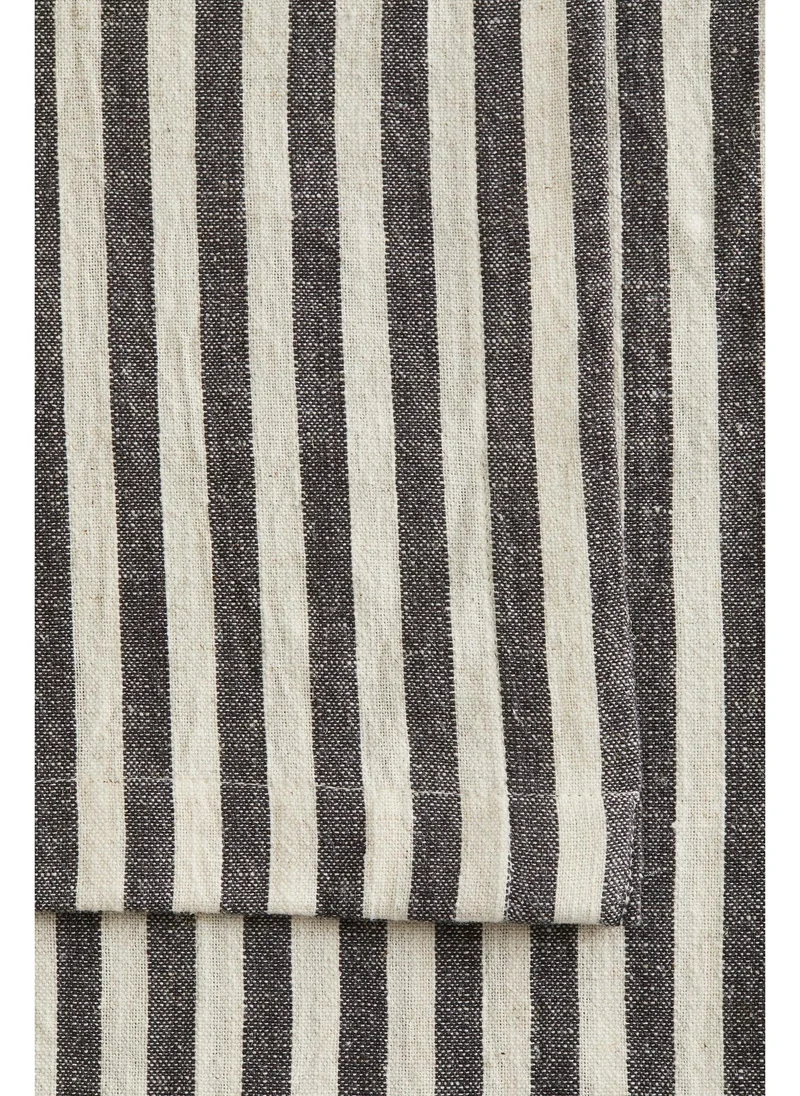 H&M Striped cotton tablecloth